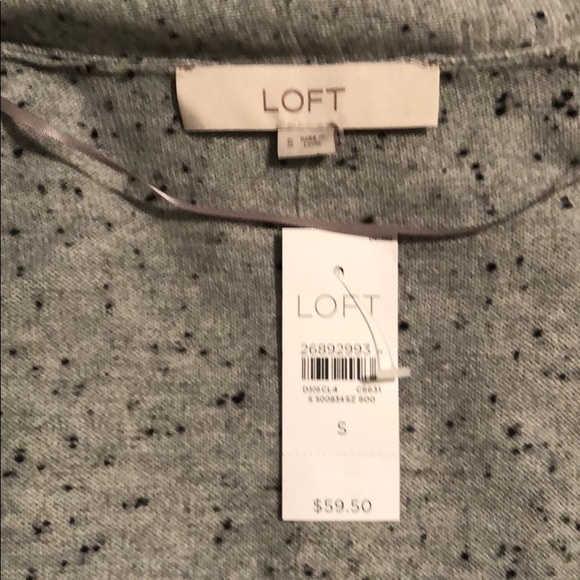 SPECKLED SOFT OPEN CARDIGAN NWT - Picture 7 of 8